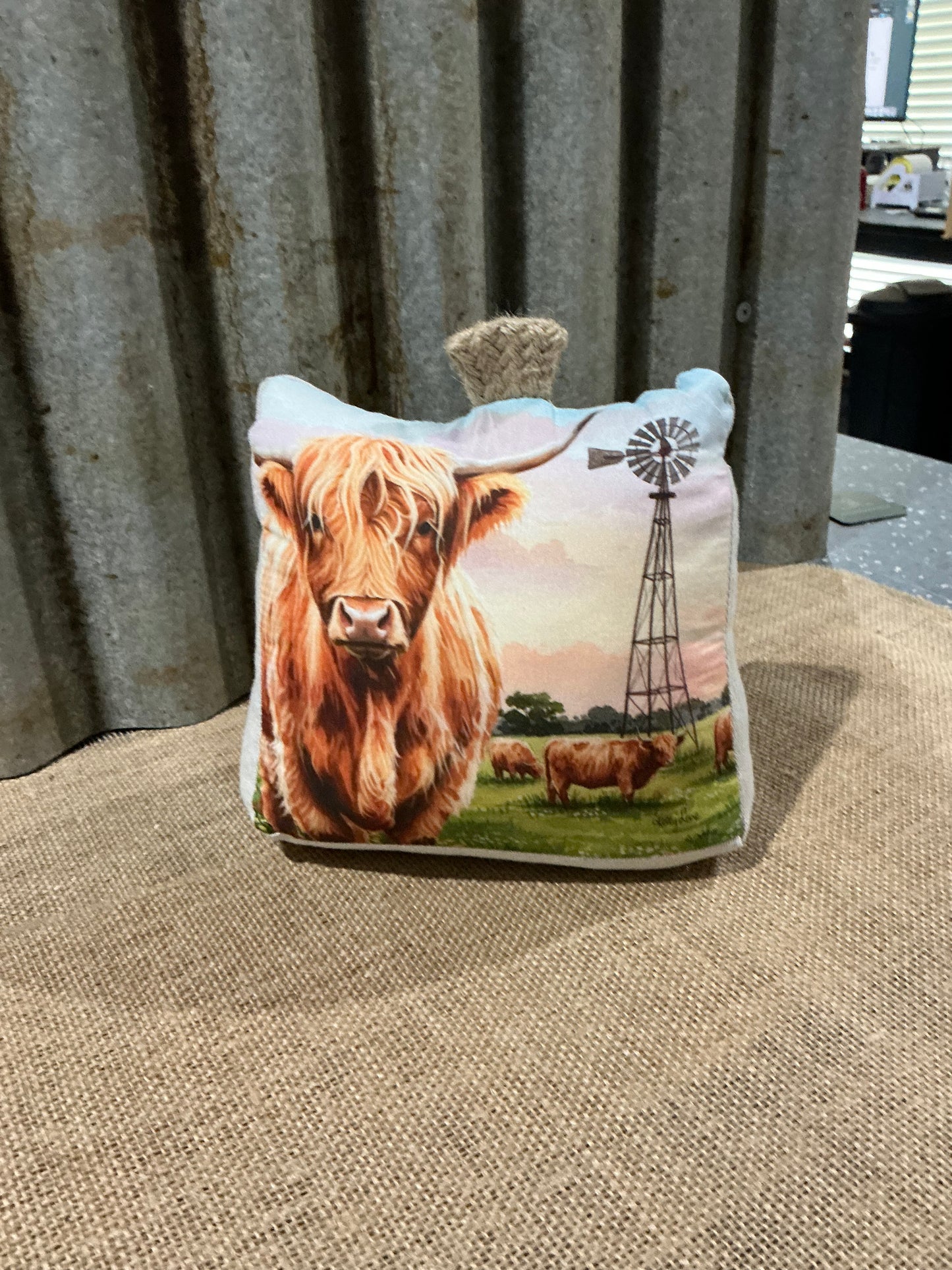 Highland Cow Door Stop