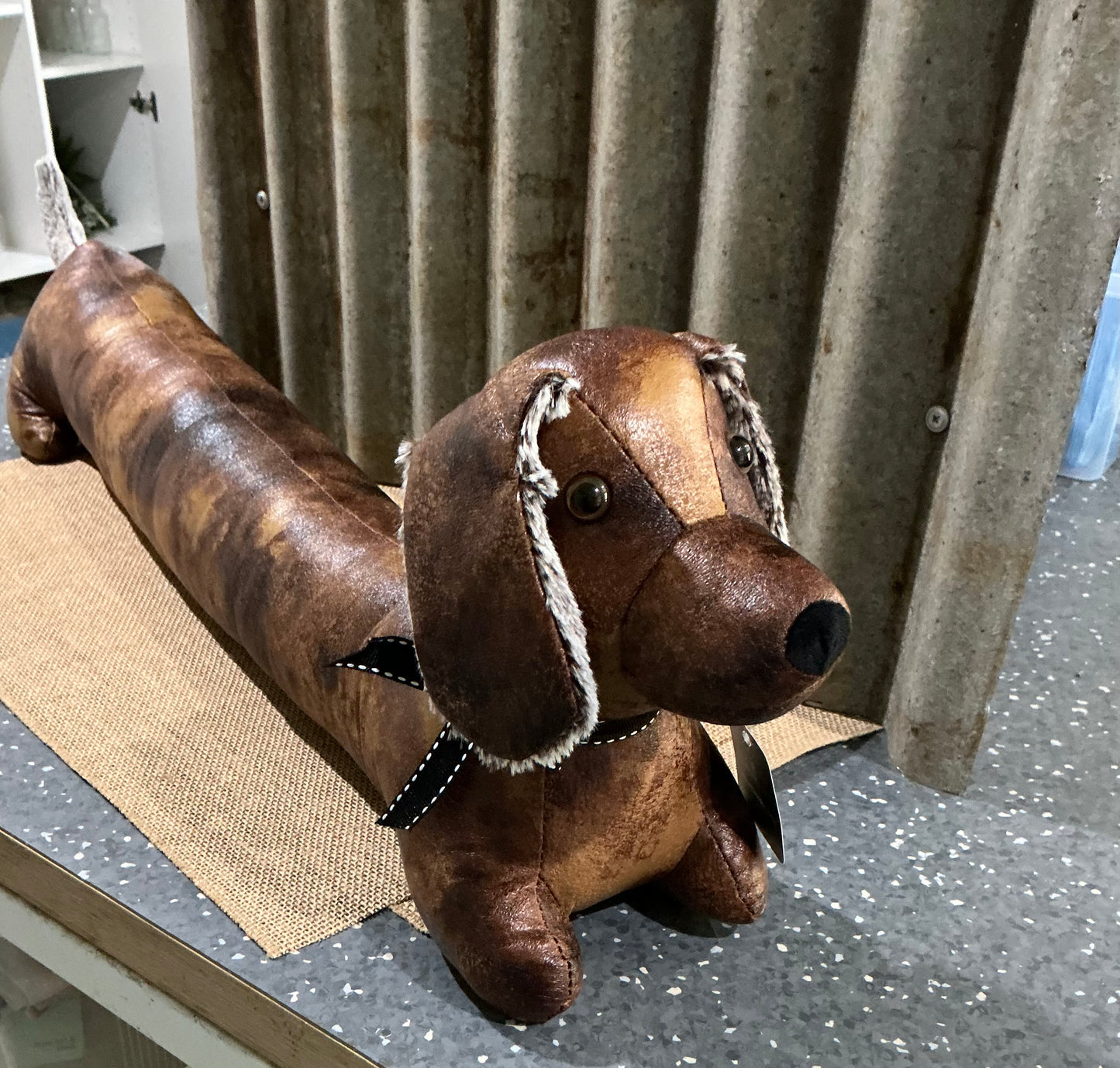Snickers the Sausage Dog Door Stop