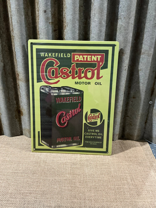 Castrol Tin Sign