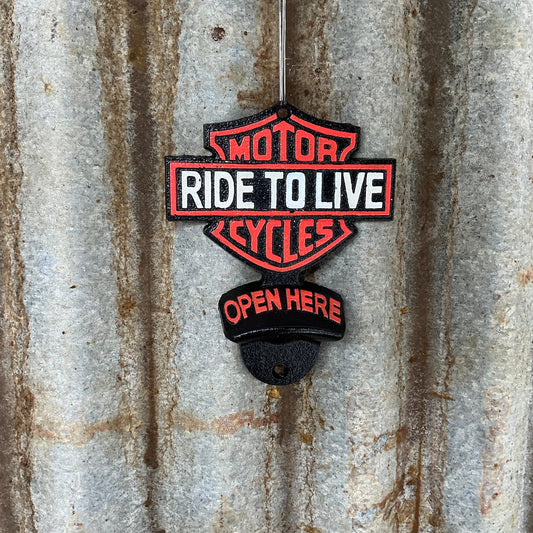 Ride To Live Bottle Opener