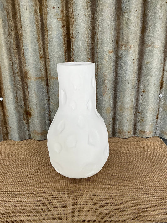 White Shell Vase