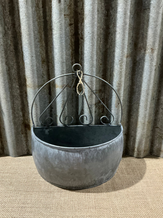 Small Retro Metal Flower Pot Bucket
