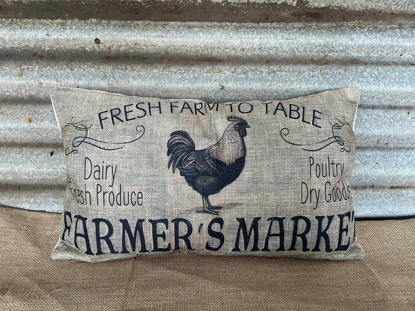 Farmers Market Pillow