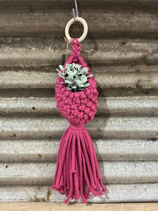 Macrame Plant Pod – Boho Hanging Planter