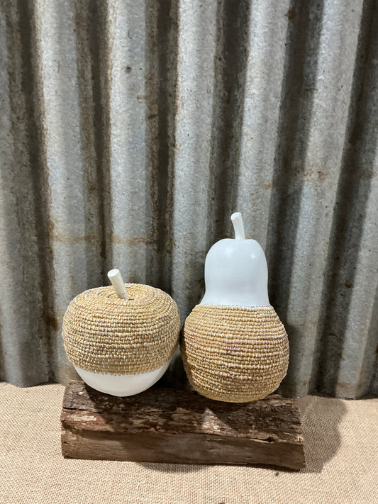 Apple & Pear Decorative Set