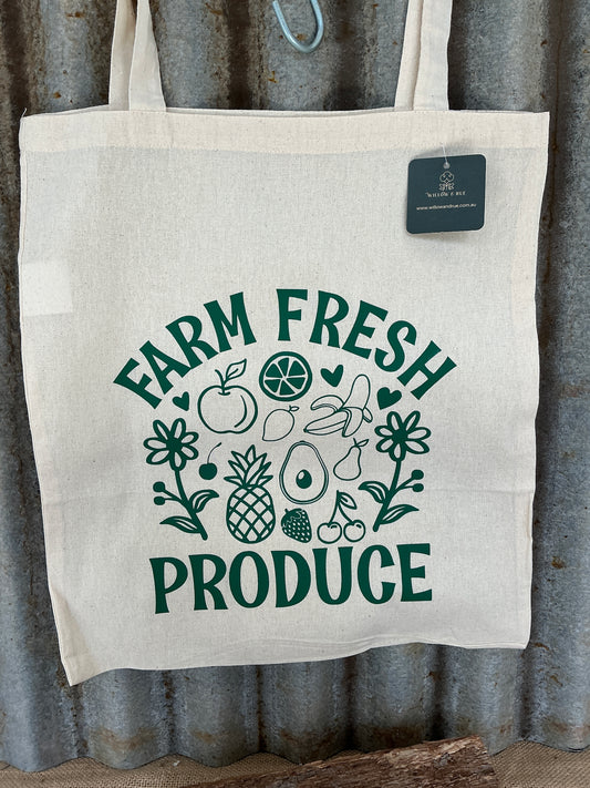 Farm Fresh Produce Tote Bag