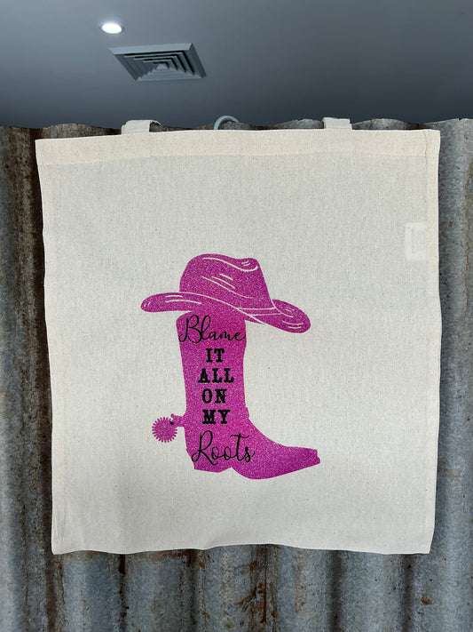 Blame It On My Roots Tote Bag