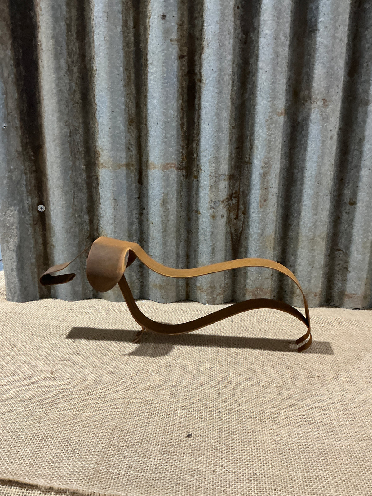 Rusty Metal Dachshund