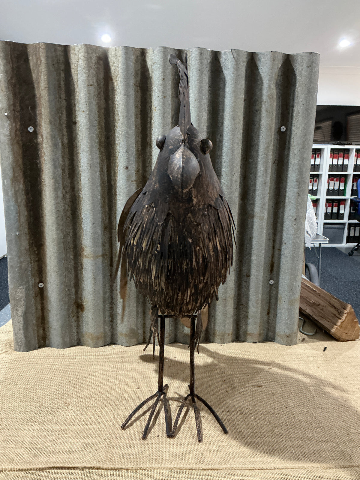 Rustic Cockatoo Statue