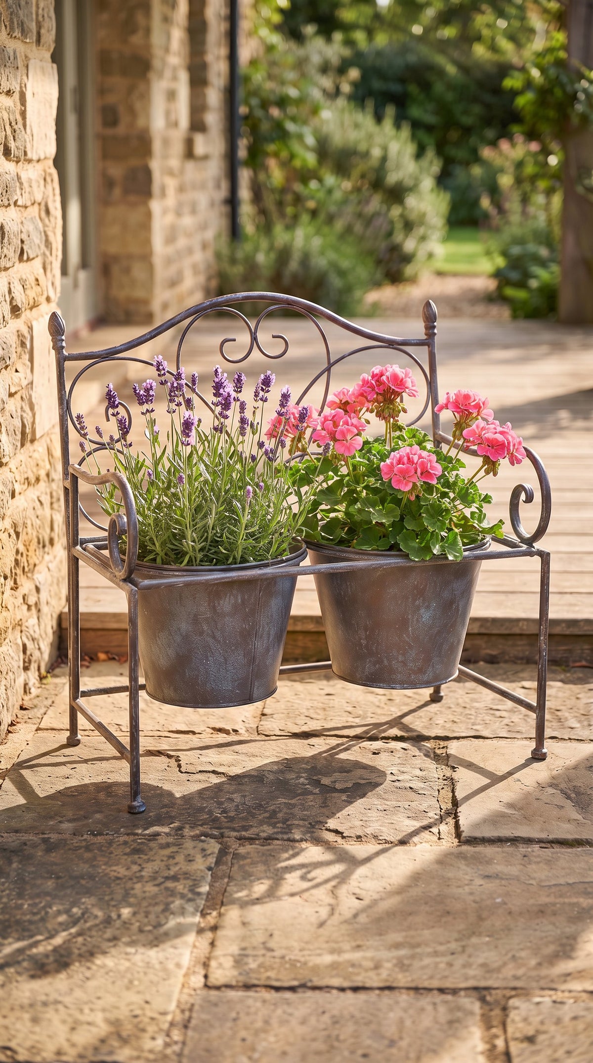 Bench Plant Holder