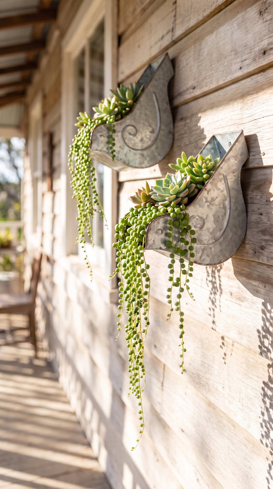 Bird Wall Mount Planters