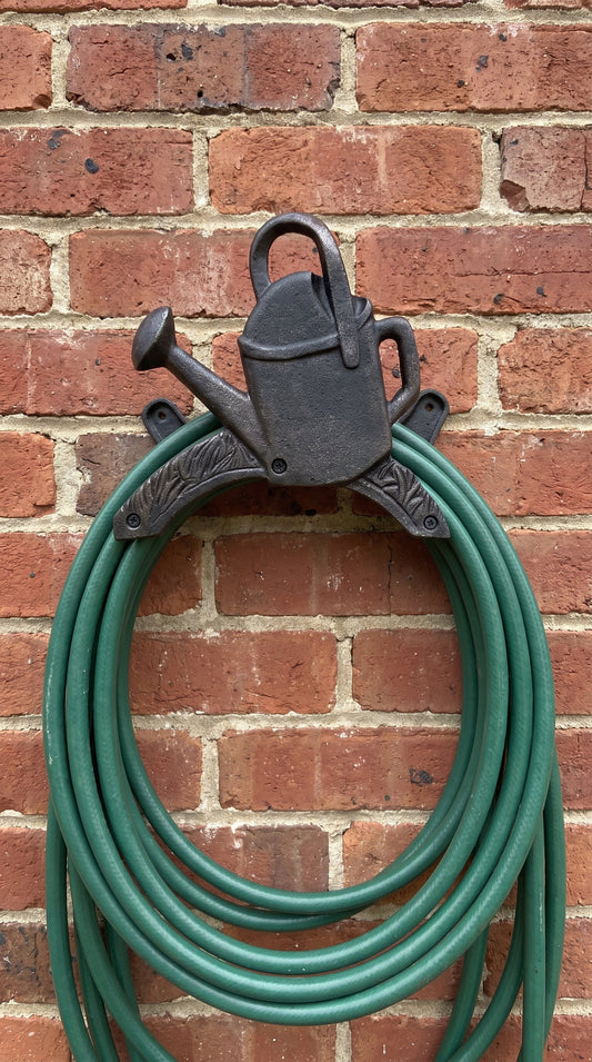 Cast Iron Watering Can Hose Hanger