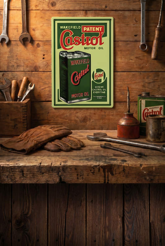 Castrol Tin Sign
