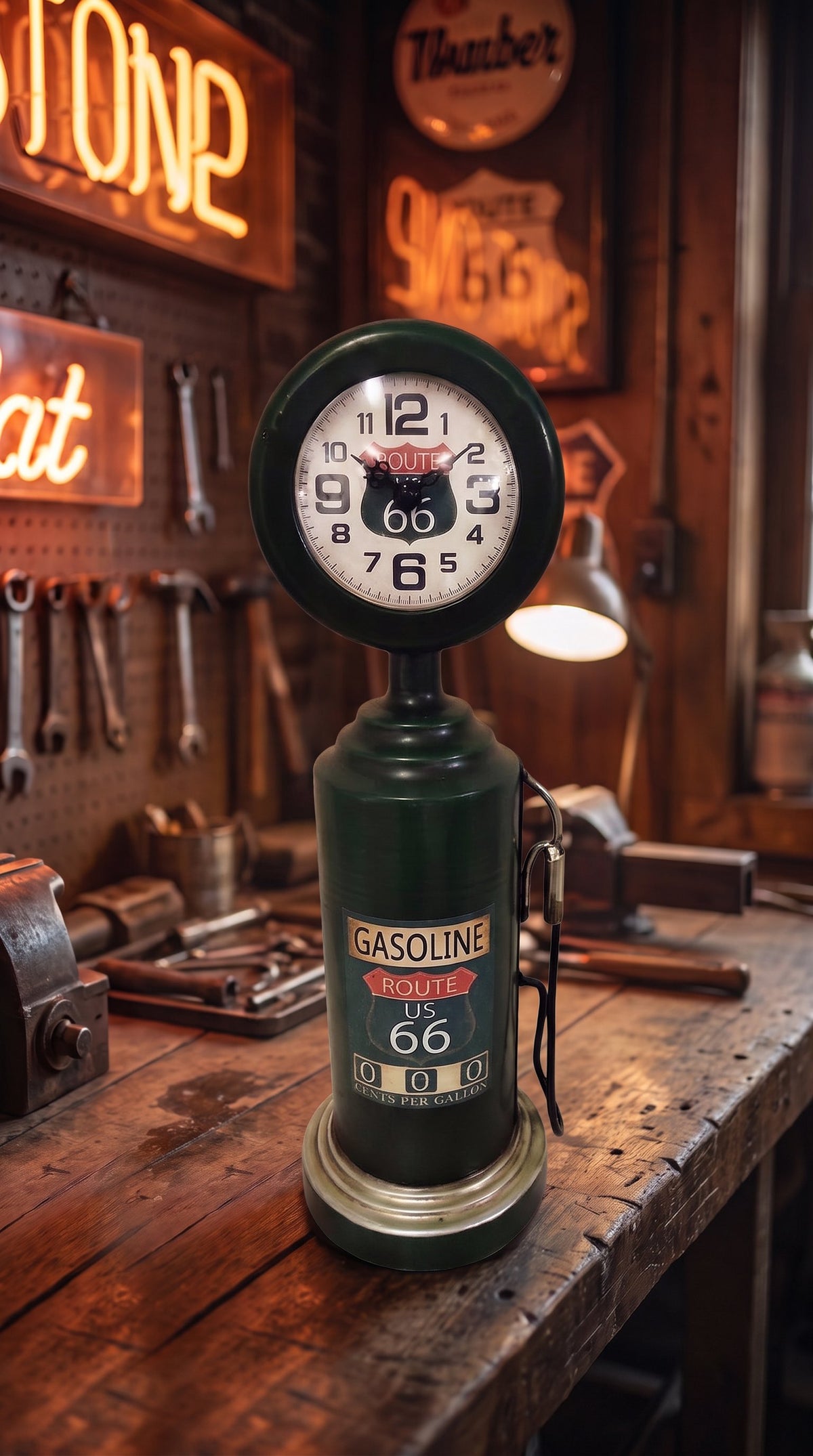 Clock Bowser Gasoline US Route 66