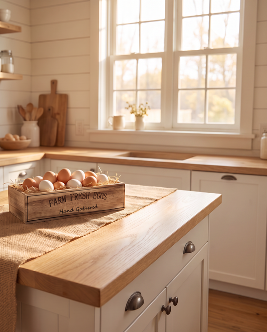 Farm Fresh Eggs Crate