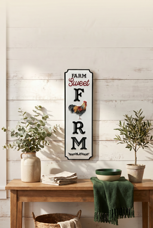 Farm Sweet Farm Tin sign