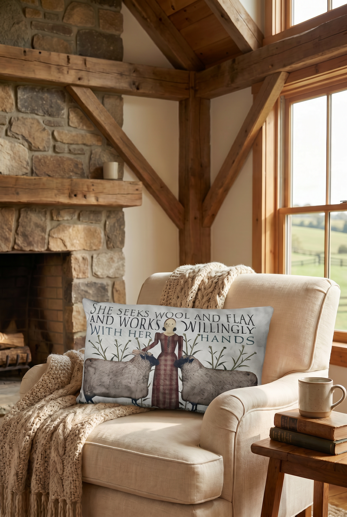 Farmhouse Canvas Pillow