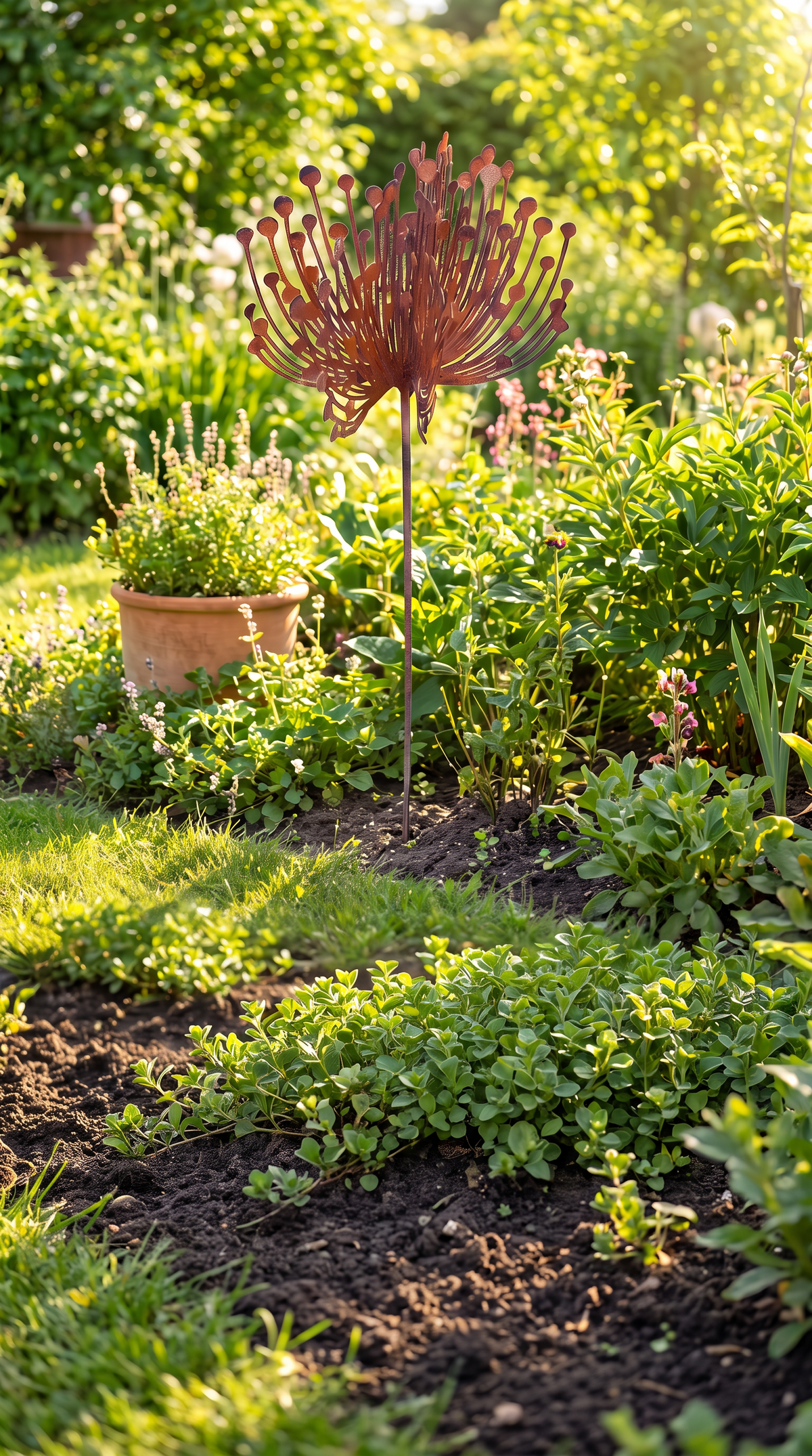 Flower Stake Rust