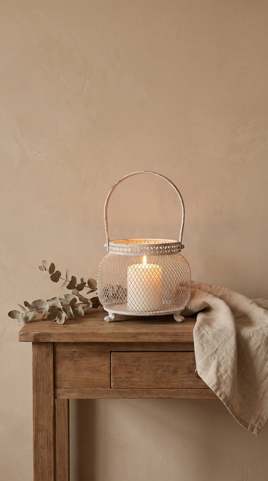 French Provincial Footed Candle Holder