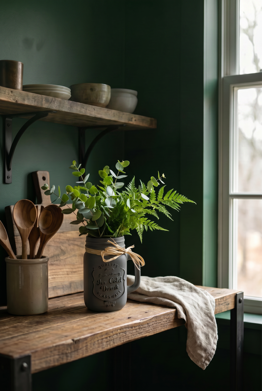 Mason Mug Vase