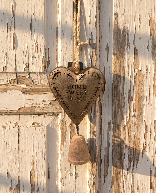 Metal Hanging Heart with Bell