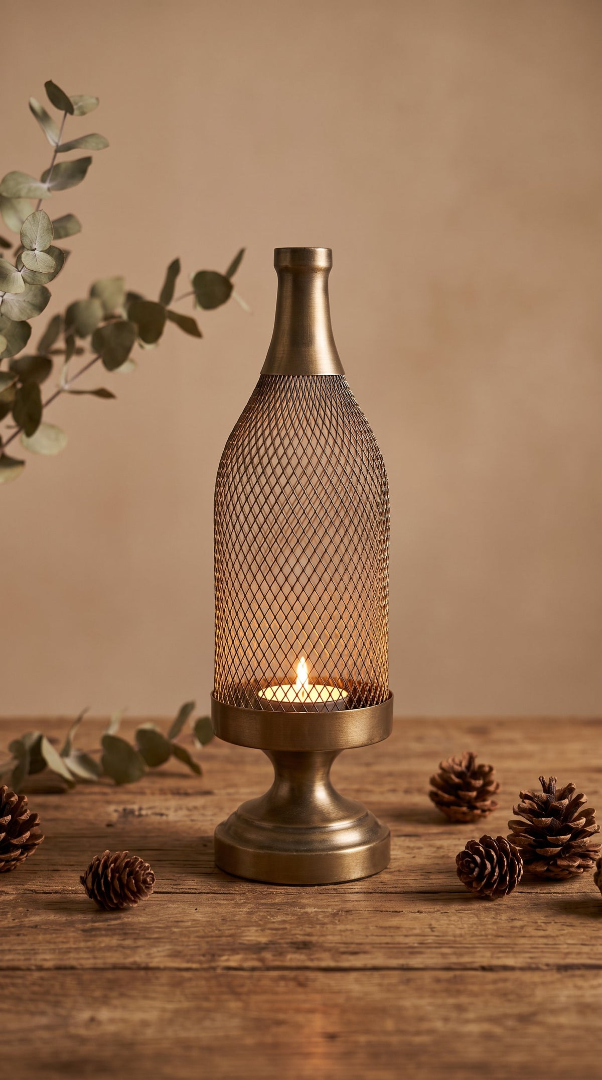 Raha Mesh Candle T/Light Holder