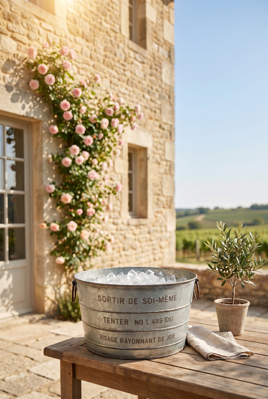 Rustic Galvanized Bucket