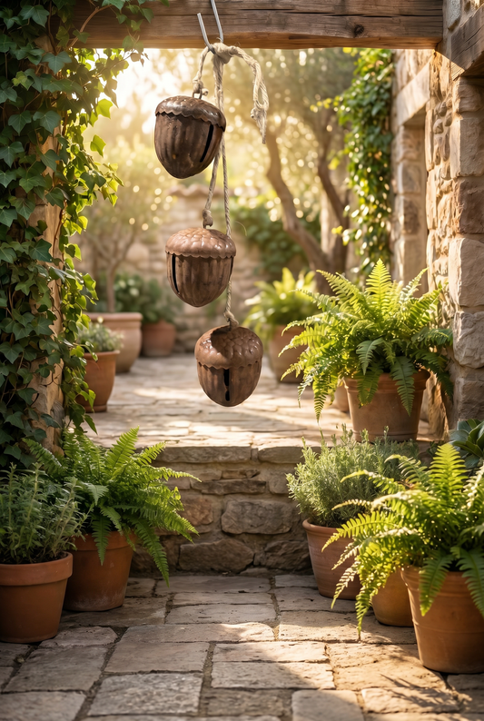 Rustic Hanging Acorns
