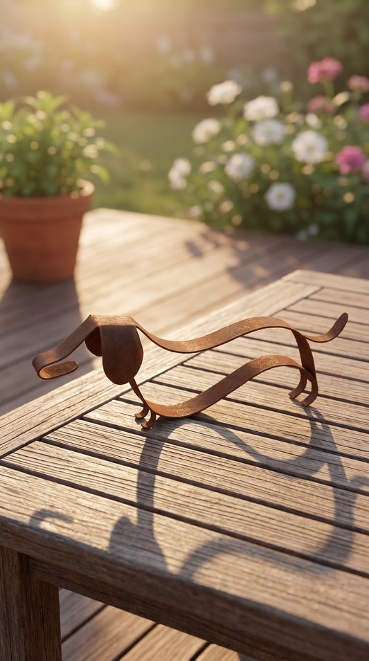 Rusty Metal Dachshund