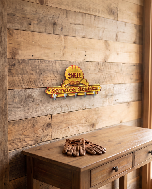 Shell Service Station Key Rack