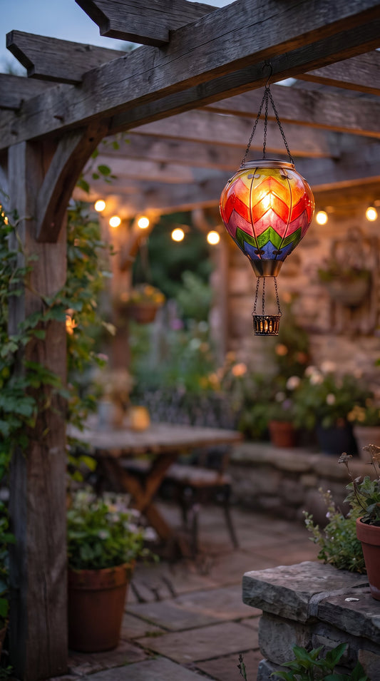 Carnival Solar Hot Air Balloon Garden Light