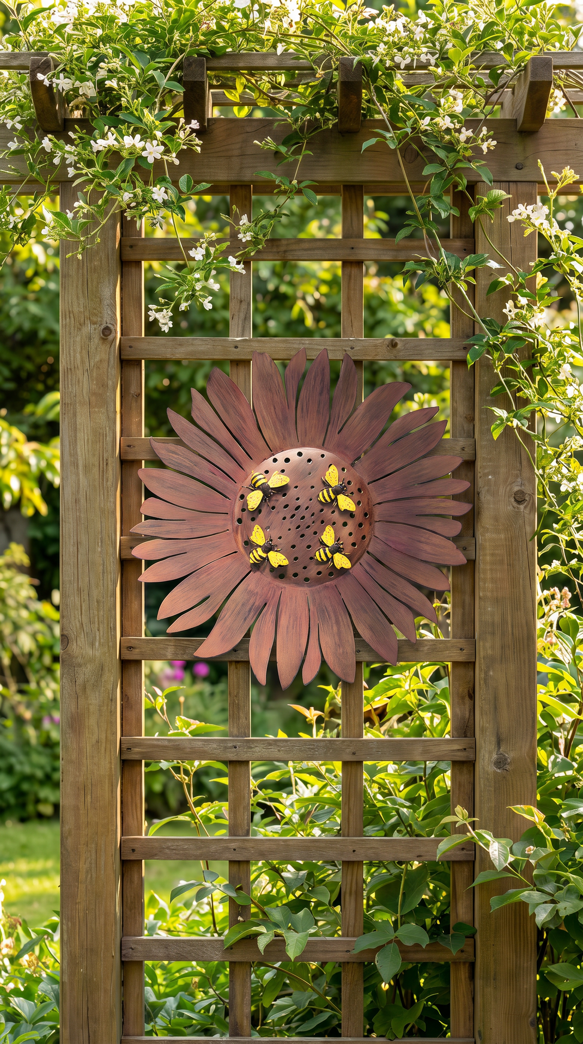 Sunflower Bee Wall Art