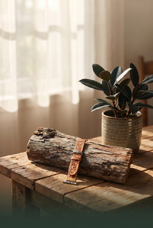 Tooling Leather Apple Watch Strap