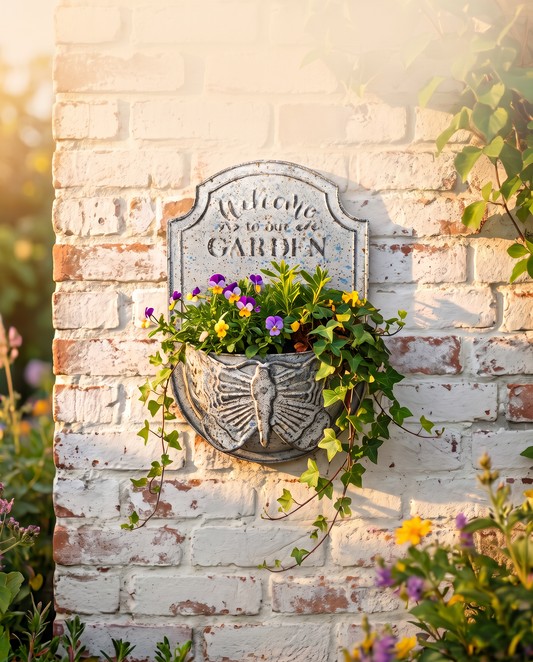 Welcome to Our Garden Wall Planter