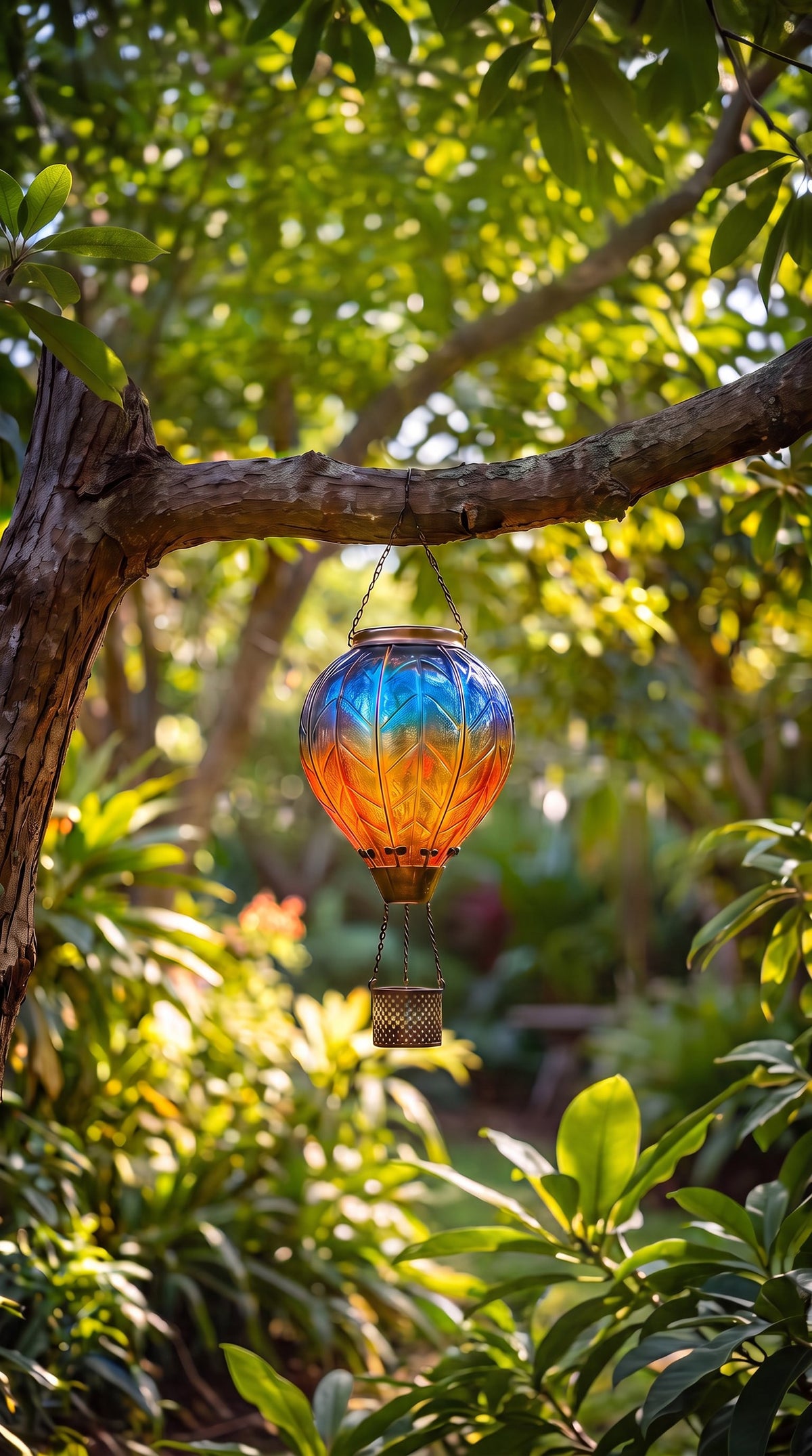 Nocturne Solar Hot Air Balloon Garden Light