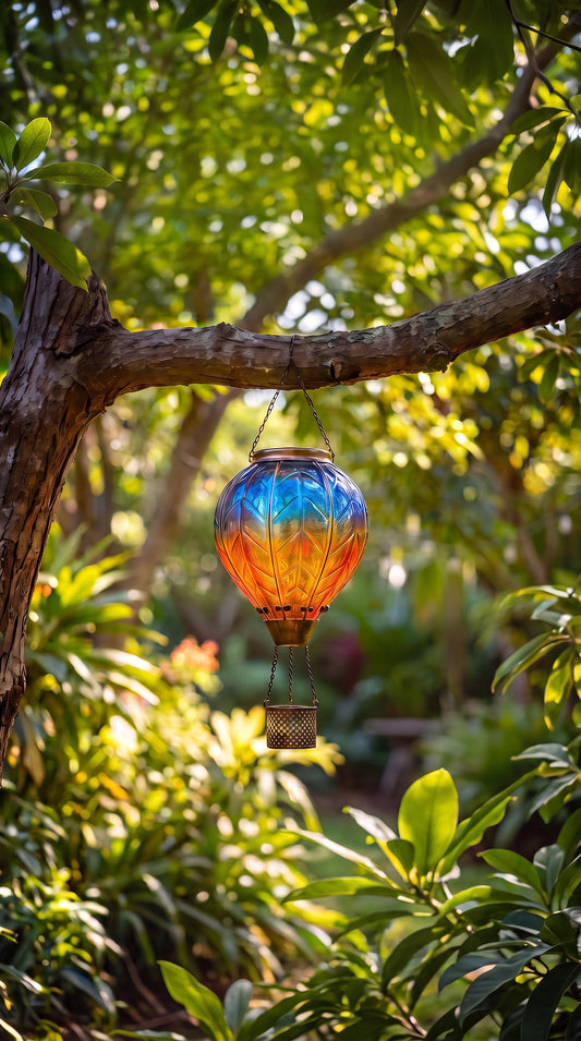 Nocturne Solar Hot Air Balloon Garden Light