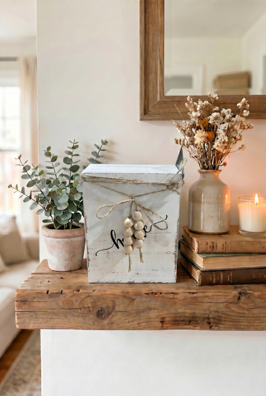 Wooden Decorative Book Home