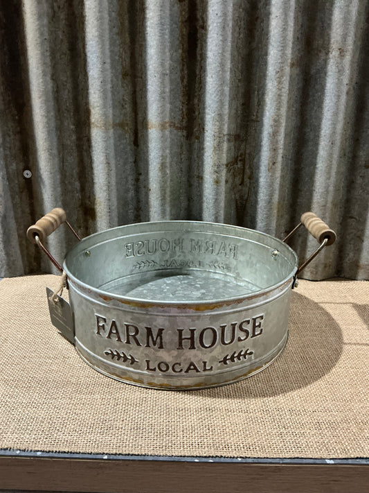 Small Metal Farmhouse Tray