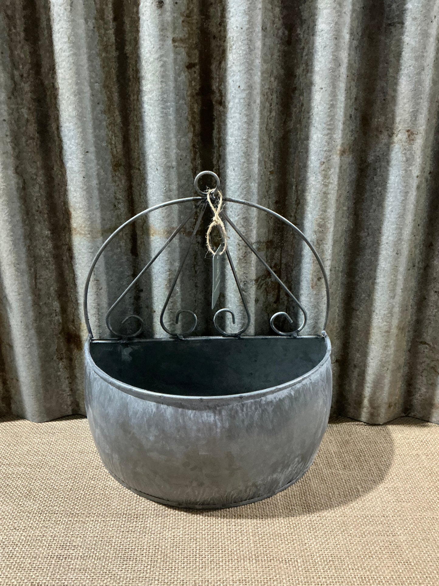 Small Retro Metal Flower Pot Bucket