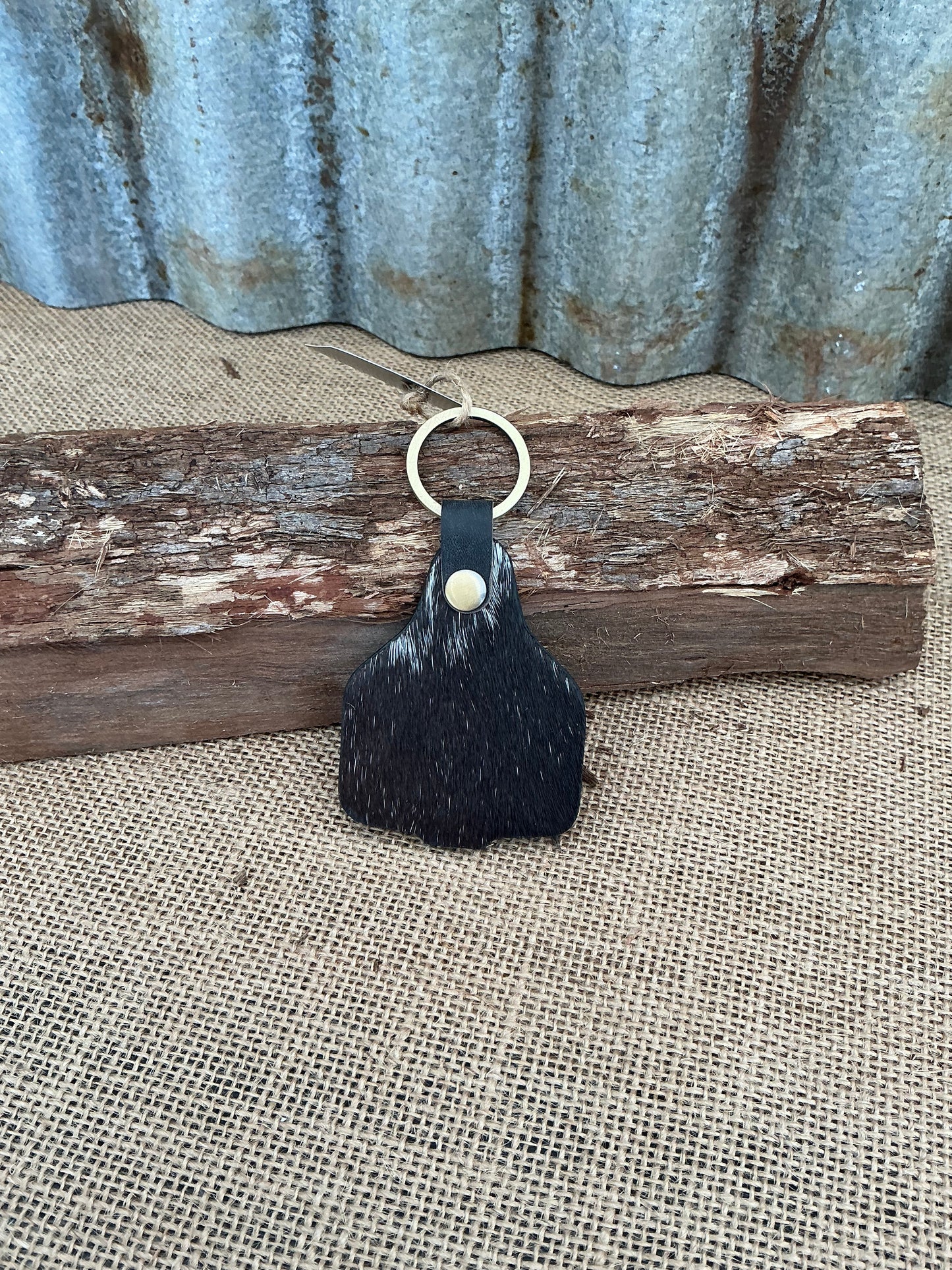 Cattle Tag Keyring