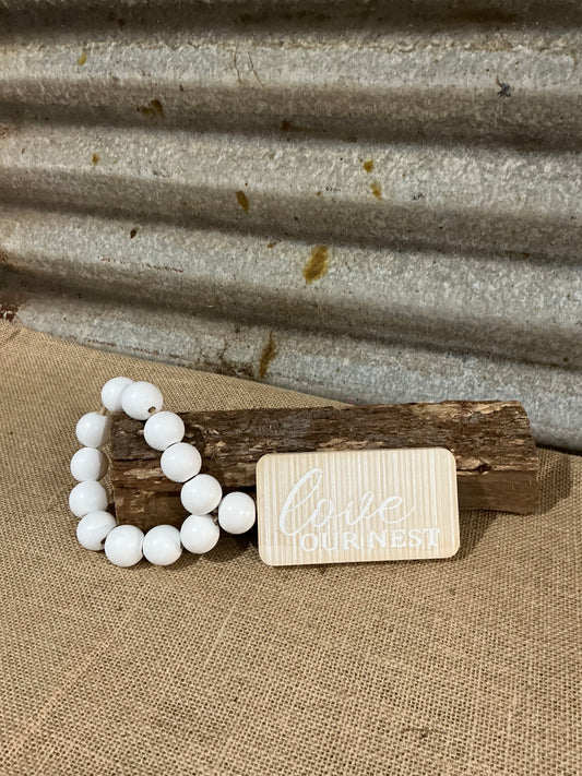 Love Our Nest Wooden Beads