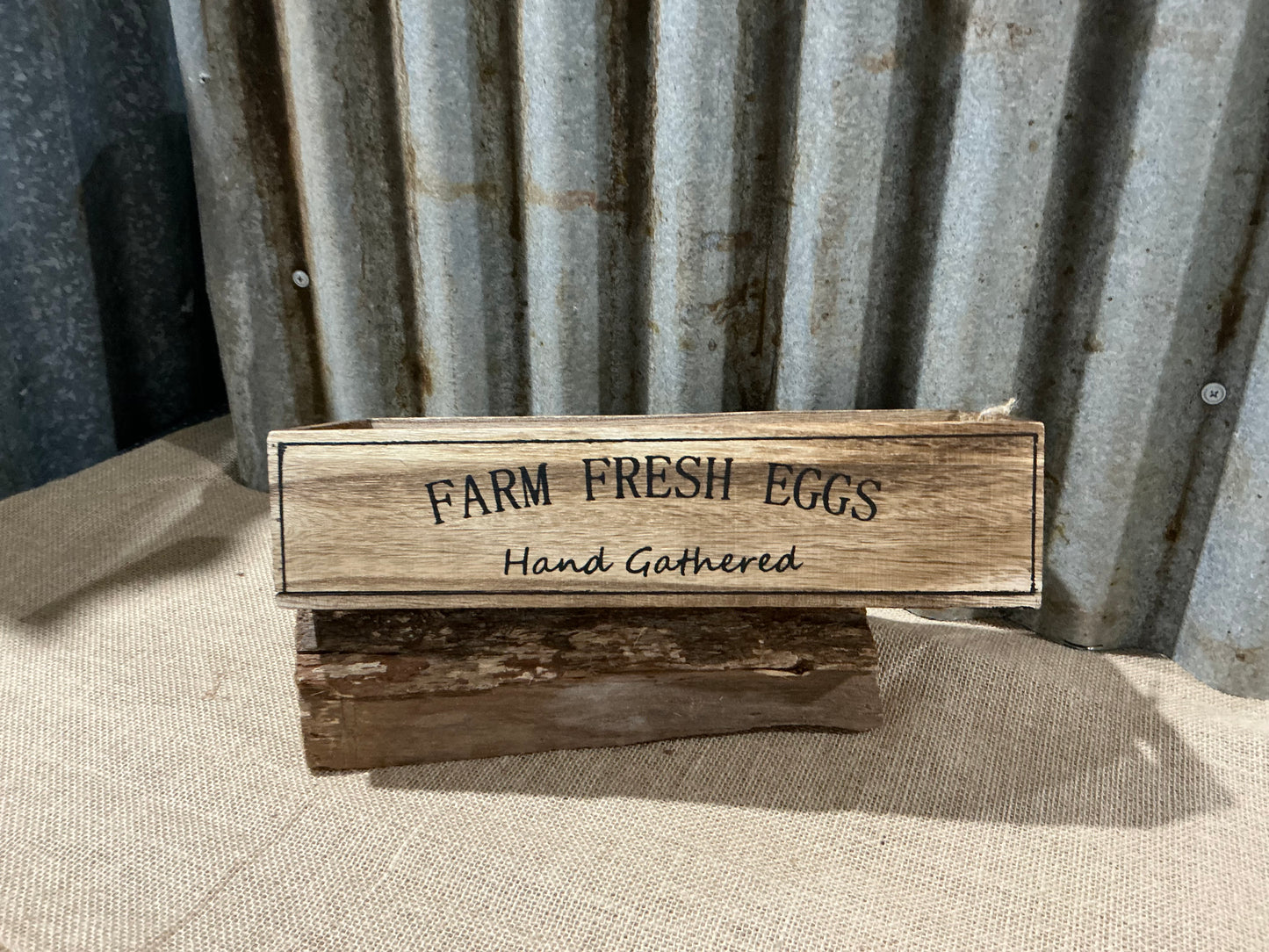 Farm Fresh Eggs Crate