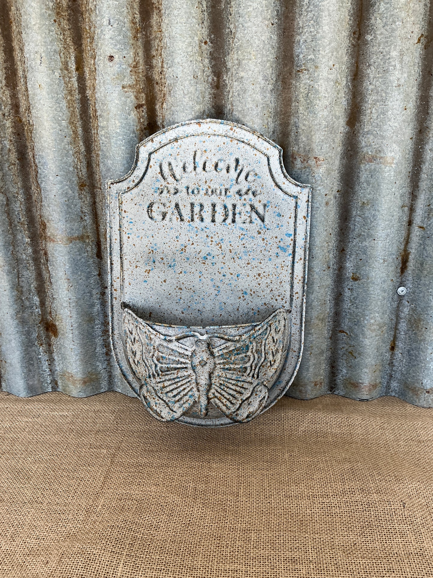 Welcome to Our Garden Wall Planter