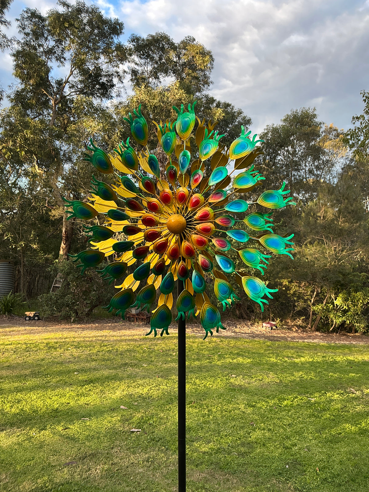 Peacock Wind Spinner