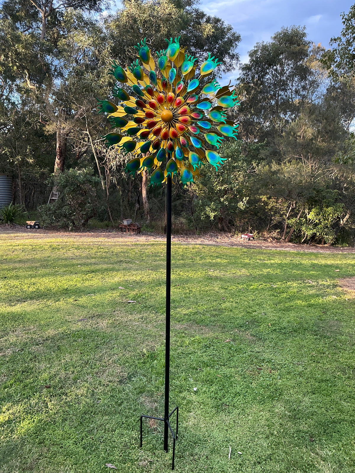 Peacock Wind Spinner
