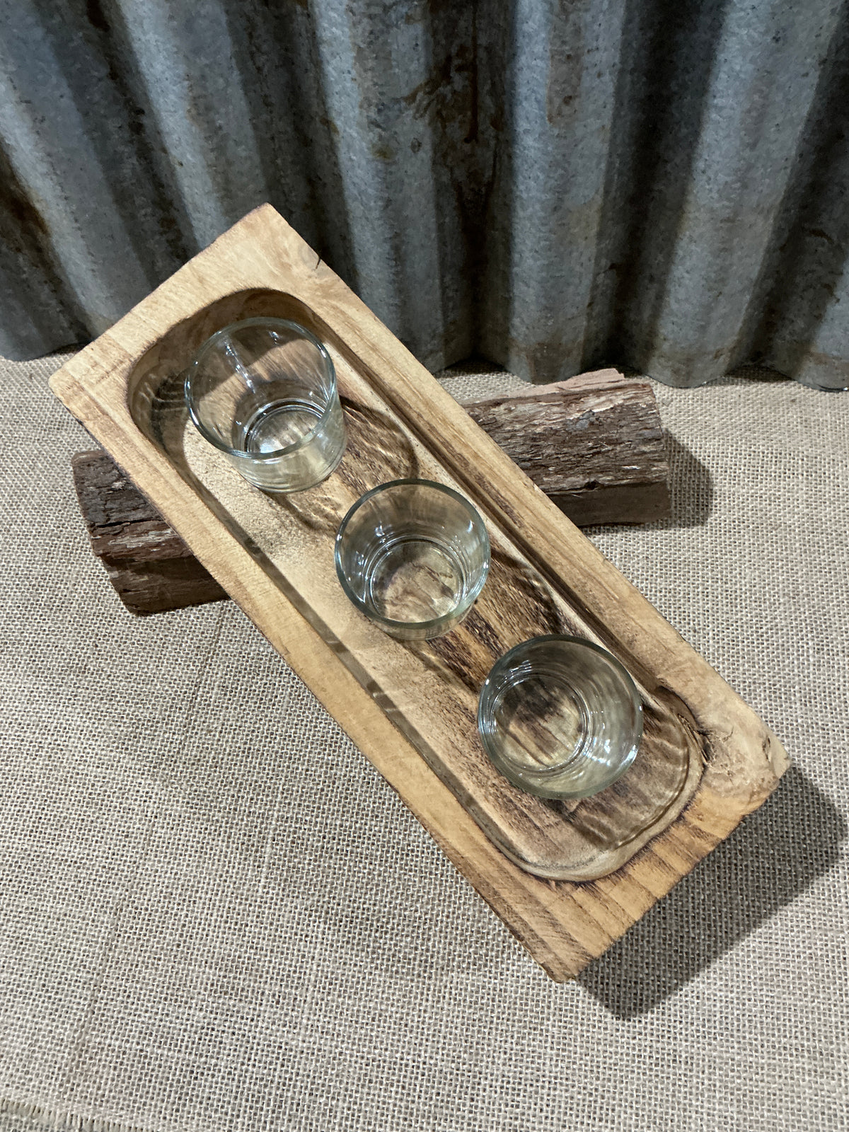 Wooden Tea light Candle Holder