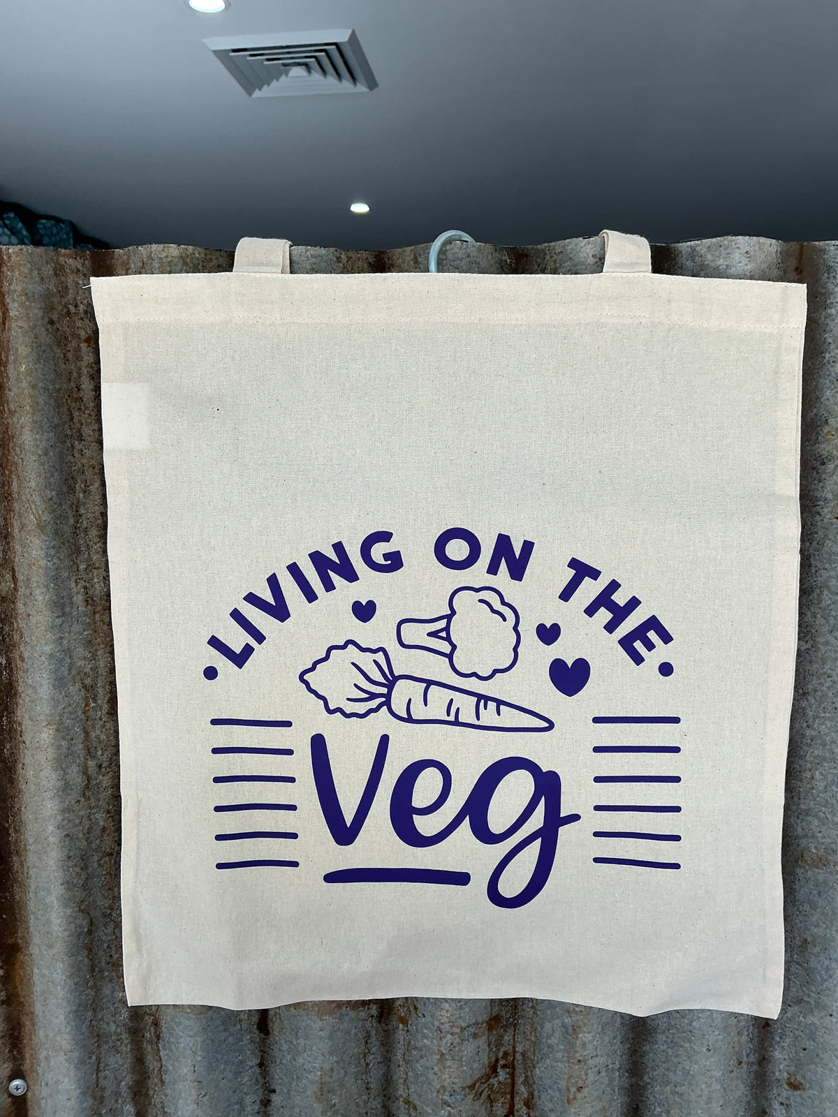 Living on the Veg Tote Bag