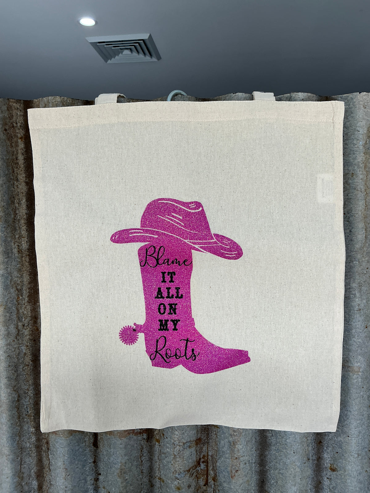 Blame It On My Roots Tote Bag