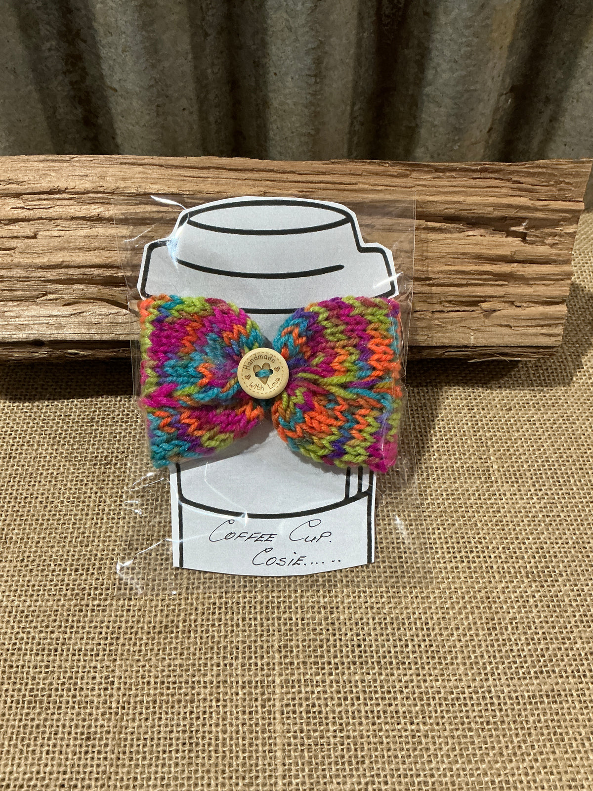 Knitted Coffee Cup Cosie