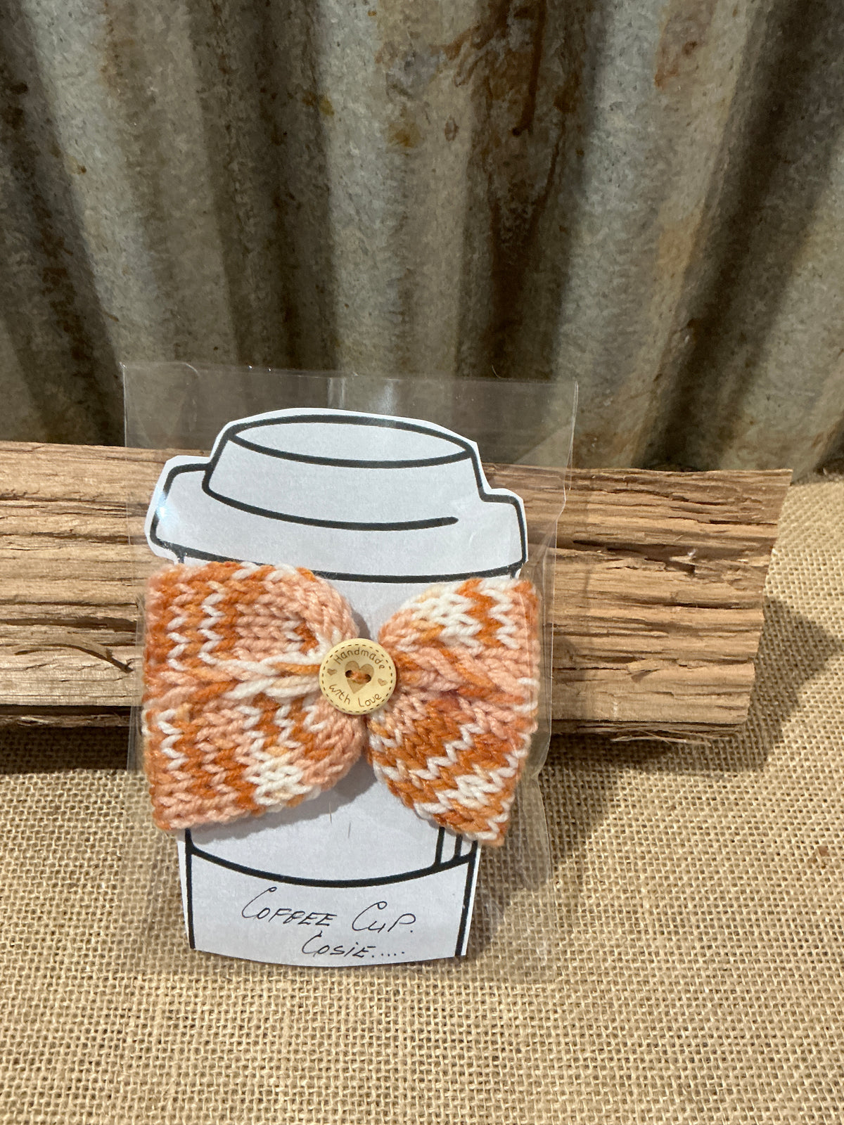 Knitted Coffee Cup Cosie